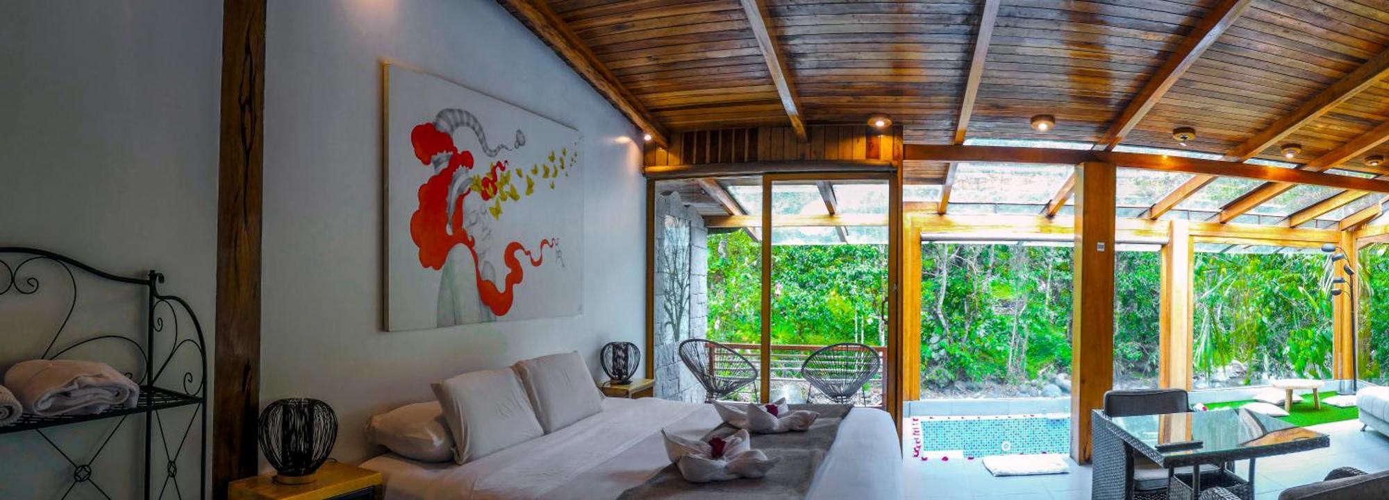 Saguamby Mindo Lodge ภายนอก รูปภาพ